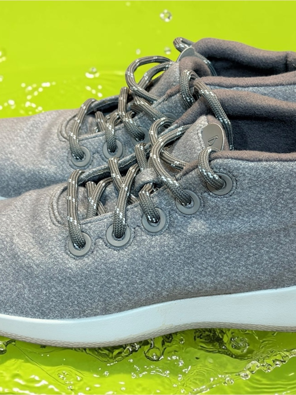 Allbirds Merino Wool Mid Runner Up Mizzle Womens WRUM Size 10 Sneakers